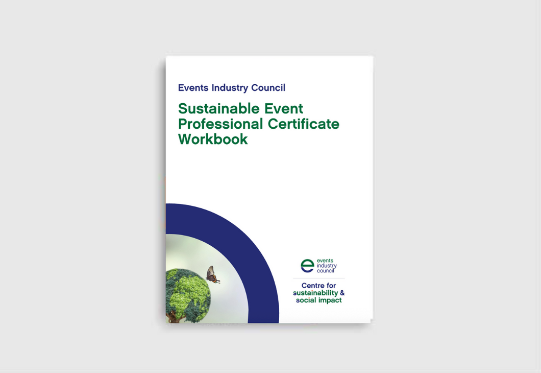 Sustainable Event Professional Workbook (Digital)